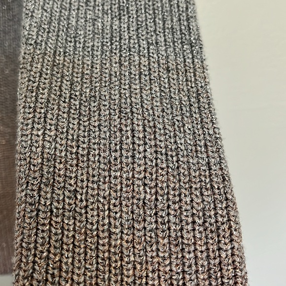 WHBM Cowl Neck Ombre Sweater in Silver - Picture 7 of 9